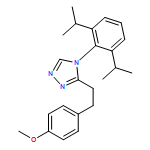 4H-1,2,4-Triazole, 4-[2,6-bis(1-methylethyl)phenyl]-3-[2-(4-methoxyphenyl)ethyl]-