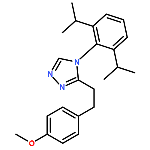 4H-1,2,4-Triazole, 4-[2,6-bis(1-methylethyl)phenyl]-3-[2-(4-methoxyphenyl)ethyl]-