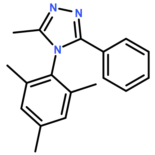 4H-1,2,4-Triazole, 3-methyl-5-phenyl-4-(2,4,6-trimethylphenyl)-
