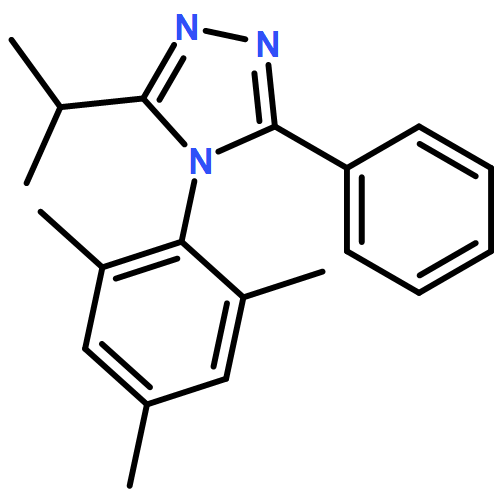 4H-1,2,4-Triazole, 3-(1-methylethyl)-5-phenyl-4-(2,4,6-trimethylphenyl)-