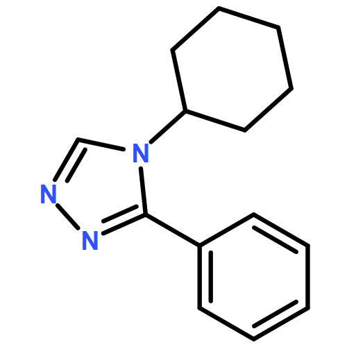 4H-1,2,4-Triazole, 4-cyclohexyl-3-phenyl-