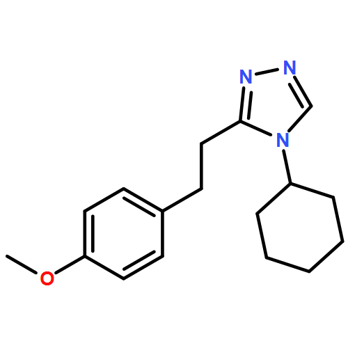 4H-1,2,4-Triazole, 4-cyclohexyl-3-[2-(4-methoxyphenyl)ethyl]-