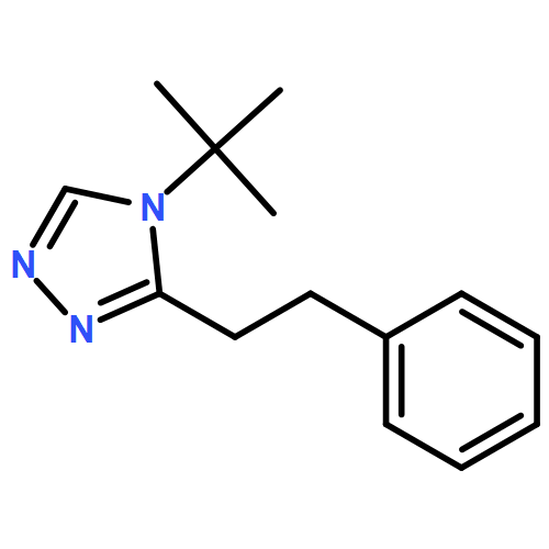 4H-1,2,4-Triazole, 4-(1,1-dimethylethyl)-3-(2-phenylethyl)-