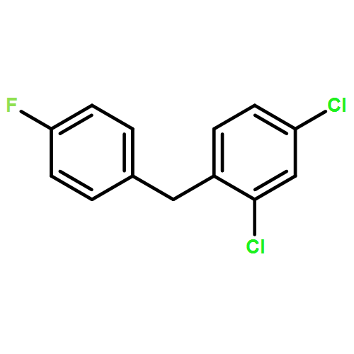 Benzene, 2,4-dichloro-1-[(4-fluorophenyl)methyl]-