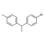 Benzene, 1-bromo-4-[1-(4-methylphenyl)ethyl]-