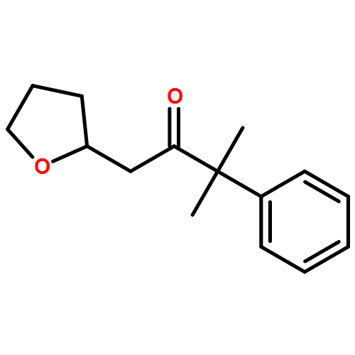 2-Butanone, 3-methyl-3-phenyl-1-[(2R)-tetrahydro-2-furanyl]-