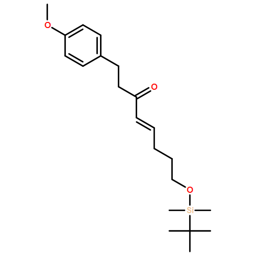 4-Octen-3-one, 8-[[(1,1-dimethylethyl)dimethylsilyl]oxy]-1-(4-methoxyphenyl)-, (4E)-