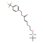 4-Octen-3-one, 8-[[(1,1-dimethylethyl)dimethylsilyl]oxy]-1-[4-(trifluoromethyl)phenyl]-, (4E)-