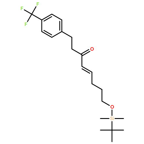 4-Octen-3-one, 8-[[(1,1-dimethylethyl)dimethylsilyl]oxy]-1-[4-(trifluoromethyl)phenyl]-, (4E)-