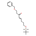 4-Octen-3-one, 8-[[(1,1-dimethylethyl)dimethylsilyl]oxy]-1-(phenylmethoxy)-, (4E)-