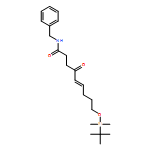 5-Nonenamide, 9-[[(1,1-dimethylethyl)dimethylsilyl]oxy]-4-oxo-N-(phenylmethyl)-, (5E)-