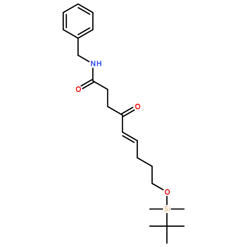 5-Nonenamide, 9-[[(1,1-dimethylethyl)dimethylsilyl]oxy]-4-oxo-N-(phenylmethyl)-, (5E)-