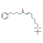 4-Nonen-3-one, 9-[[(1,1-dimethylethyl)dimethylsilyl]oxy]-1-(phenylmethoxy)-, (4E)-