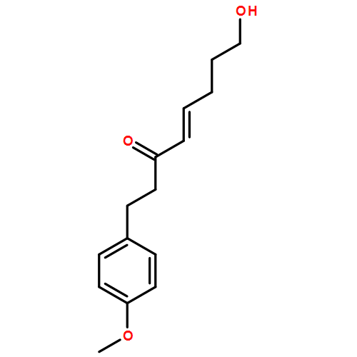 4-Octen-3-one, 8-hydroxy-1-(4-methoxyphenyl)-, (4E)-