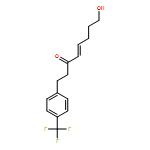 4-Octen-3-one, 8-hydroxy-1-[4-(trifluoromethyl)phenyl]-, (4E)-