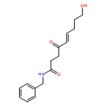5-Nonenamide, 9-hydroxy-4-oxo-N-(phenylmethyl)-, (5E)-