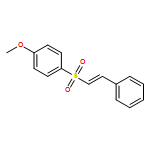 Benzene, 1-methoxy-4-[[(1E)-2-phenylethenyl]sulfonyl]-