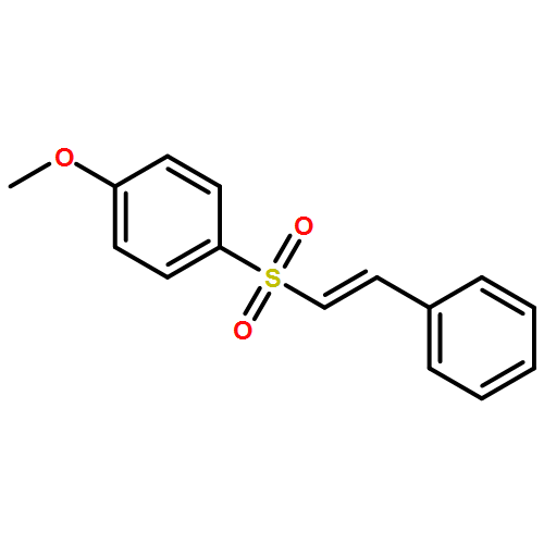 Benzene, 1-methoxy-4-[[(1E)-2-phenylethenyl]sulfonyl]-