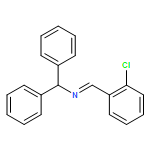 Benzenemethanamine, N-[(2-chlorophenyl)methylene]-α-phenyl-