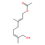 2,6-Octadiene-1,8-diol, 2,6-dimethyl-, 8-acetate, (Z,E)-