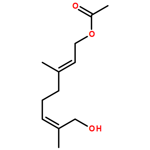2,6-Octadiene-1,8-diol, 2,6-dimethyl-, 8-acetate, (Z,E)-