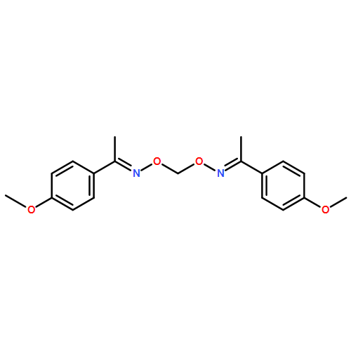 Ethanone, 1-(4-methoxyphenyl)-, 1,1'-(O,O'-methylenedioxime)
