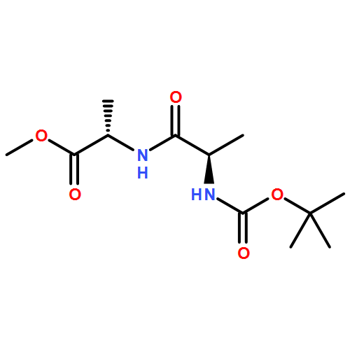 L-Alanine, N-[(1,1-dimethylethoxy)carbonyl]-D-alanyl-, methyl ester