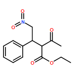 Benzenepropanoic acid, α-acetyl-β-(nitromethyl)-, ethyl ester