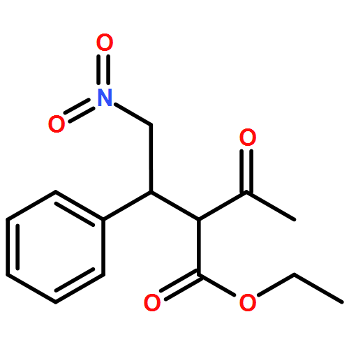 Benzenepropanoic acid, α-acetyl-β-(nitromethyl)-, ethyl ester