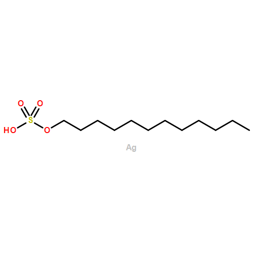 Sulfuric acid, monododecyl ester, silver(1 ) salt (1:1)