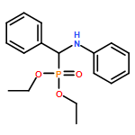 Phosphonic acid, P-[phenyl(phenylamino)methyl]-, diethyl ester