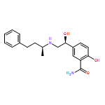 Benzamide, 2-hydroxy-5-[(1R)-1-hydroxy-2-[[(1R)-1-methyl-3-phenylpropyl]amino]ethyl]-, rel-