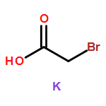 Acetic acid, bromo-, potassium salt (9CI)