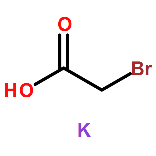 Acetic acid, bromo-, potassium salt (9CI)