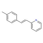 Pyridine, 2-[(1E)-2-(4-methylphenyl)ethenyl]-