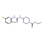 1-Piperidinecarboxylic acid, 4-[(6-chloro-1H-benzimidazol-2-yl)amino]-, ethyl ester