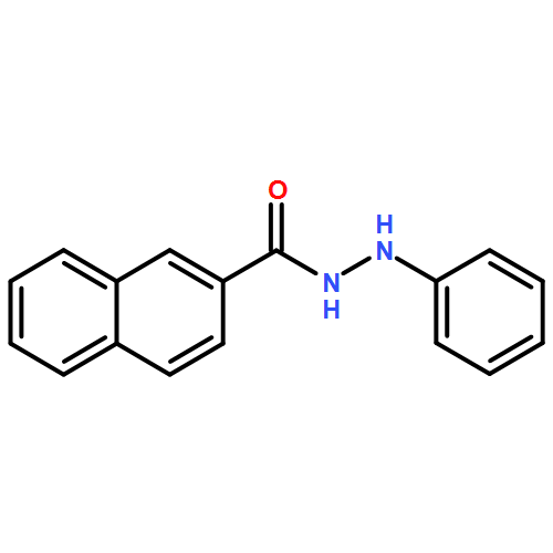 2-Naphthalenecarboxylic acid, 2-phenylhydrazide