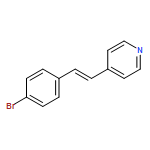 Pyridine, 4-[(1E)-2-(4-bromophenyl)ethenyl]-