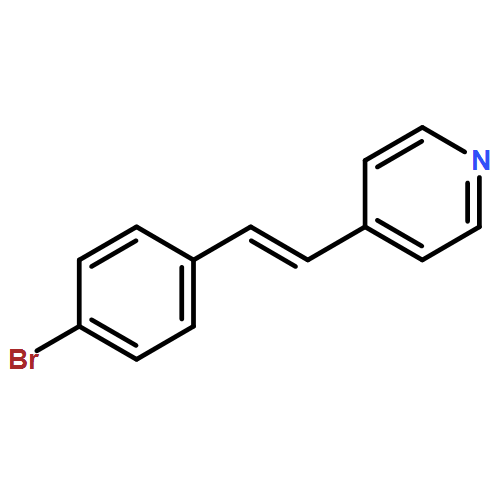 Pyridine, 4-[(1E)-2-(4-bromophenyl)ethenyl]-