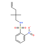 Benzenesulfonamide, N-(2,2-dimethyl-4-penten-1-yl)-2-nitro-