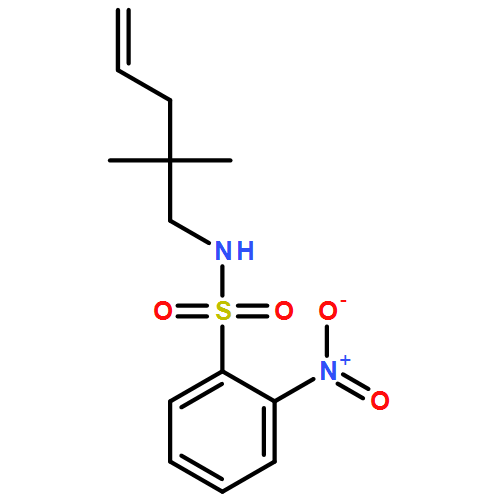 Benzenesulfonamide, N-(2,2-dimethyl-4-penten-1-yl)-2-nitro-