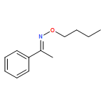 Ethanone, 1-phenyl-, O-butyloxime