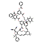 Benzoic acid, 3,5-bis[(2,3,4,5,6-pentafluorobenzoyl)oxy]-, 2-[[2-[2-[4-[[2-[[3,5-bis(benzoyloxy)benzoyl]oxy]ethyl]ethylamino]phenyl]ethenyl]-6-[3-[4-cyano-5-(dicyanomethylene)-2,5-dihydro-2-phenyl-2-(trifluoromethyl)-3-furanyl]-2-propen-1-ylidene]-4,4-dimethyl-1-cyclohexen-1-yl]oxy]ethyl ester