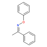 Ethanone, 1-phenyl-, O-phenyloxime, (1E)-