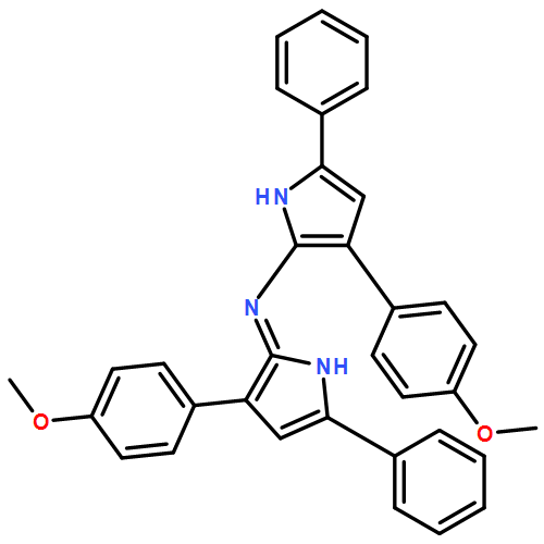 1H-Pyrrol-2-amine, 3-(4-methoxyphenyl)-N-[3-(4-methoxyphenyl)-5-phenyl-2H-pyrrol-2-ylidene]-5-phenyl-