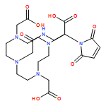 1,4,7,10-Tetraazacyclododecane-1,4,7-triacetic acid, 10-[2-[[2-(2,5-dihydro-2,5-dioxo-1H-pyrrol-1-yl)ethyl]amino]-2-oxoethyl]-