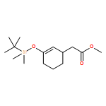 2-Cyclohexene-1-acetic acid, 3-[[(1,1-dimethylethyl)dimethylsilyl]oxy]-, methyl ester