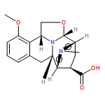 3,6-Imino-1H-2-oxa-11c-azanaphth[1,2,3-cd]azulene-5-carboxylic acid, 2a,3,4,5,6,6a,7,11b-octahydro-11-methoxy-12-methyl-,
