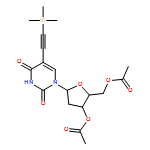 Uridine, 2'-deoxy-5-[2-(trimethylsilyl)ethynyl]-, 3',5'-diacetate