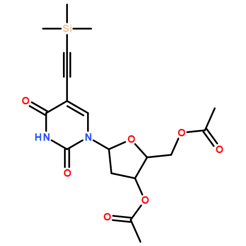 Uridine, 2'-deoxy-5-[2-(trimethylsilyl)ethynyl]-, 3',5'-diacetate